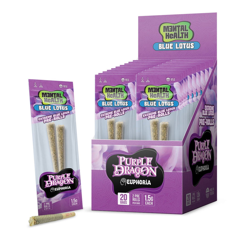 Mental Health Blue Lotus Pre-roll(s) [3g/2pack]