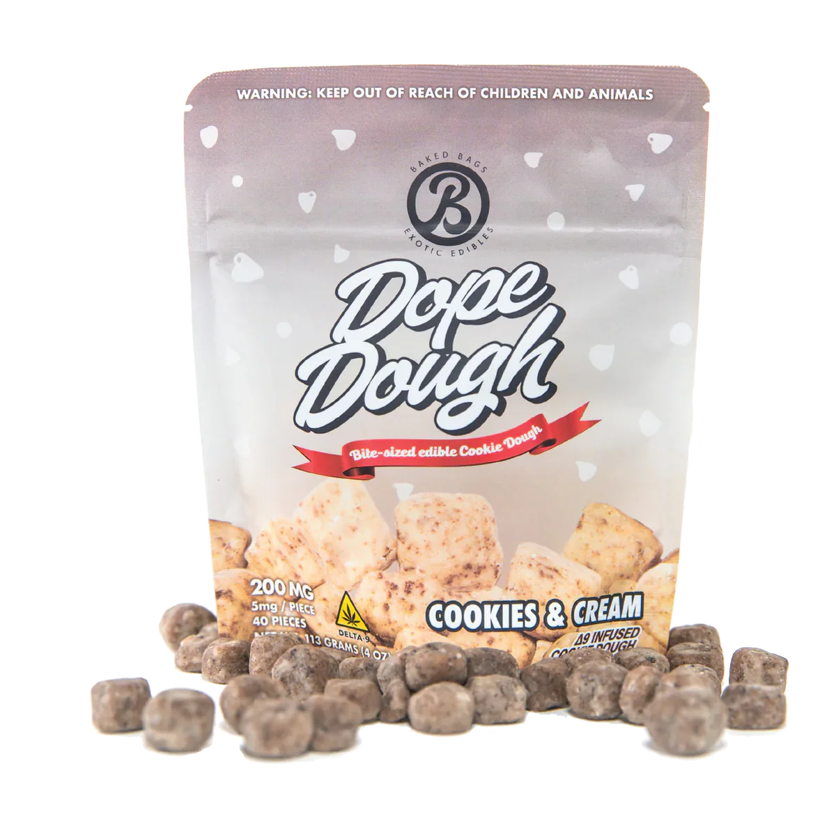 Mellow Fellow Dope Dough D9 Edible(s) [200mg/40ct]