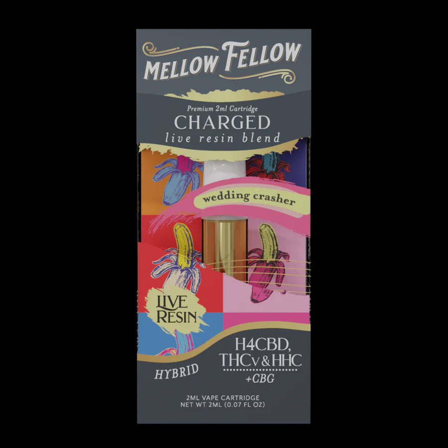 Mellow Fellow Live Resin Blend Cartridge(s) THC, HHC, CBN, CBD, THCP [2g]