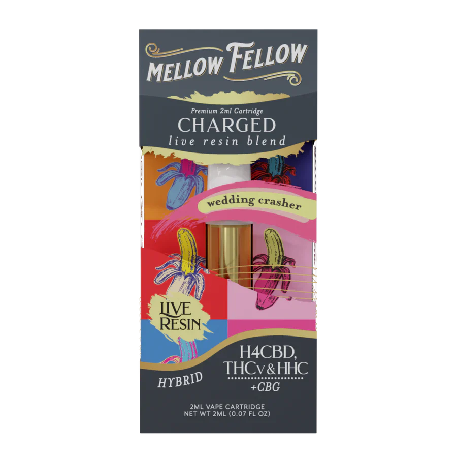 Mellow Fellow Live Resin Blend Cartridge(s) THC, HHC, CBN, CBD, THCP [2g]
