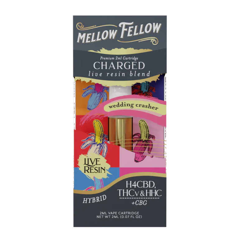 Mellow Fellow Premium Blend Cartridge(s) THC, HHC, CBN, CBD, THCP [2g]