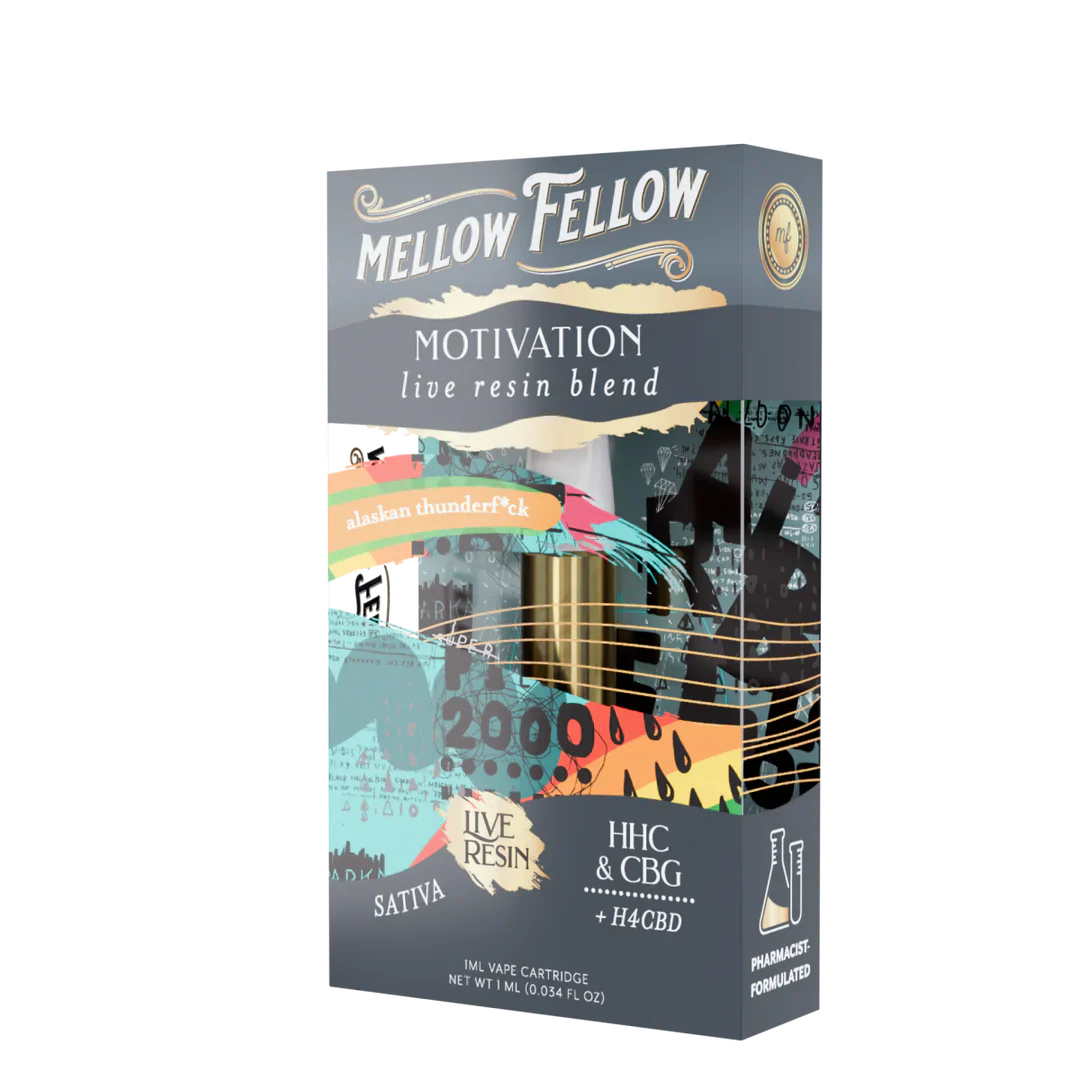 Mellow Fellow Live Resin Cartridge(s) Delta 8, HHC, THCp, THCv [1g]