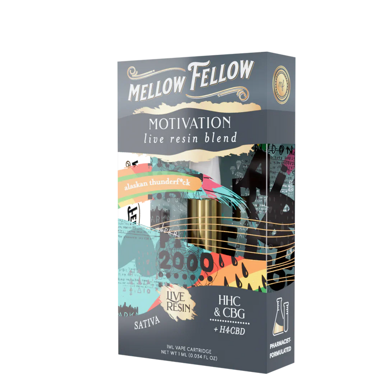 Mellow Fellow Live Resin Cartridge(s) Delta 8, HHC, THCp, THCv [1g]