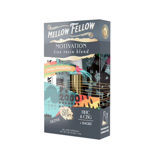 Mellow Fellow Live Resin Cartridge(s) Delta 8, HHC, THCp, THCv [1g]