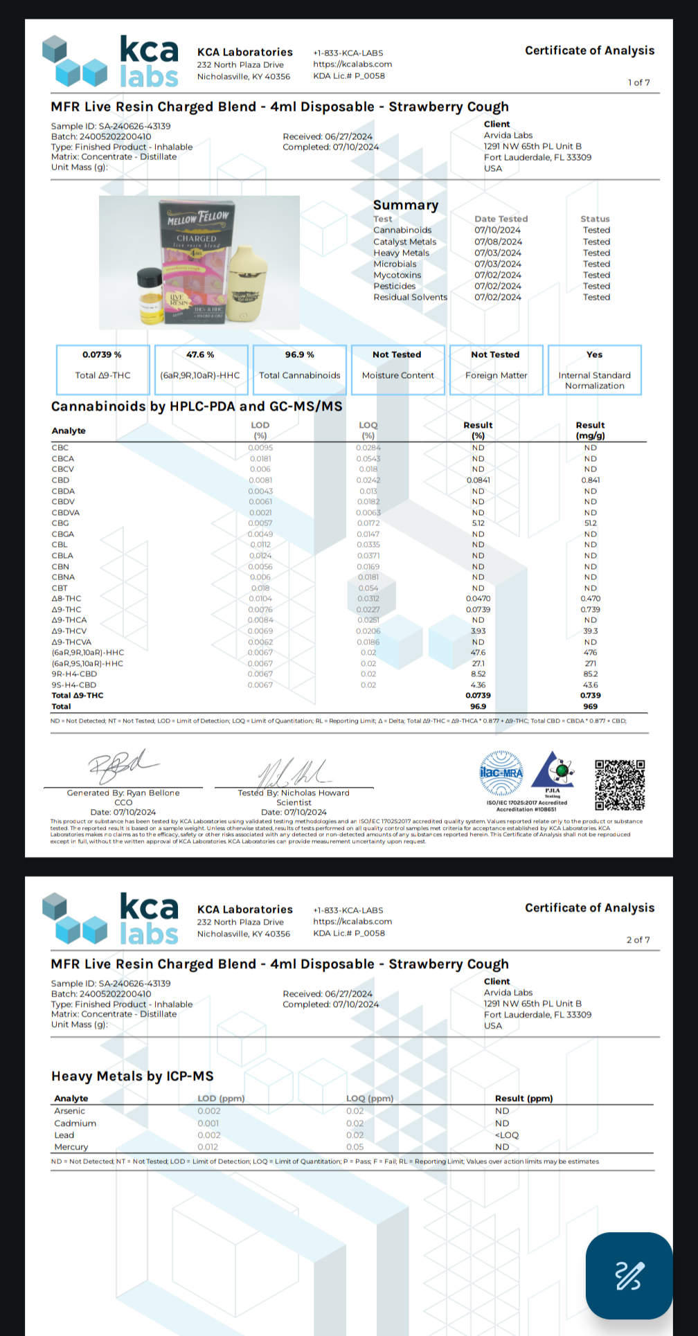 Mellow Fellow Live Resin Blend Disposable(s) [4g]