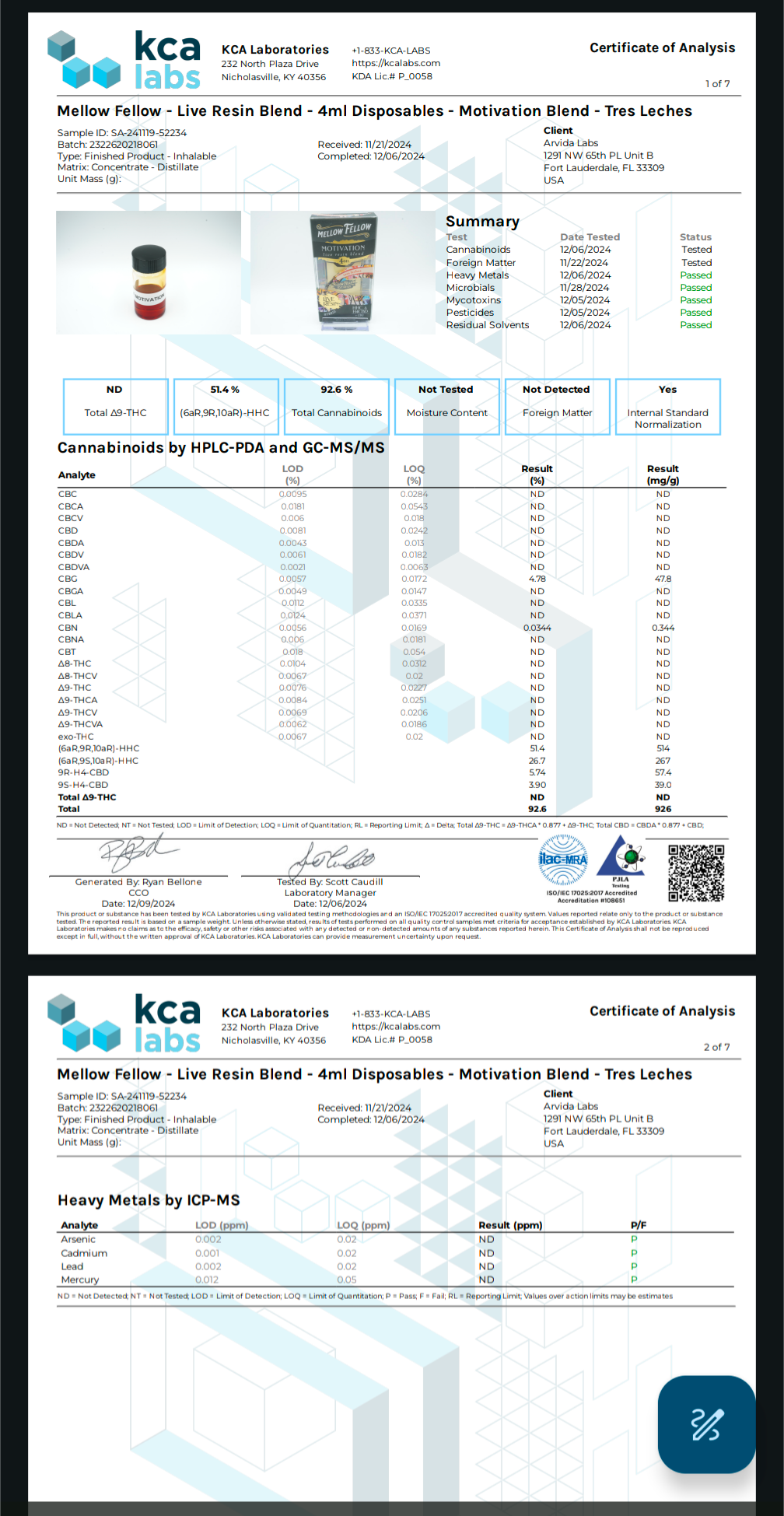 Mellow Fellow Live Resin Blend Disposable(s) [4g]