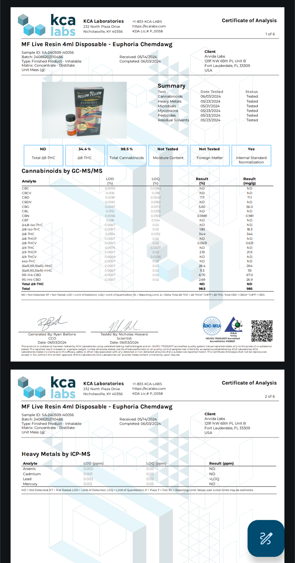 Mellow Fellow Live Resin Blend Disposable(s) [4g]