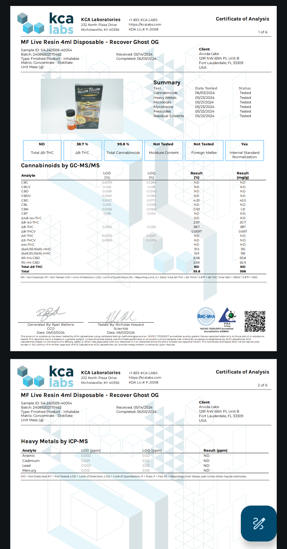 Mellow Fellow Live Resin Blend Disposable(s) [4g]