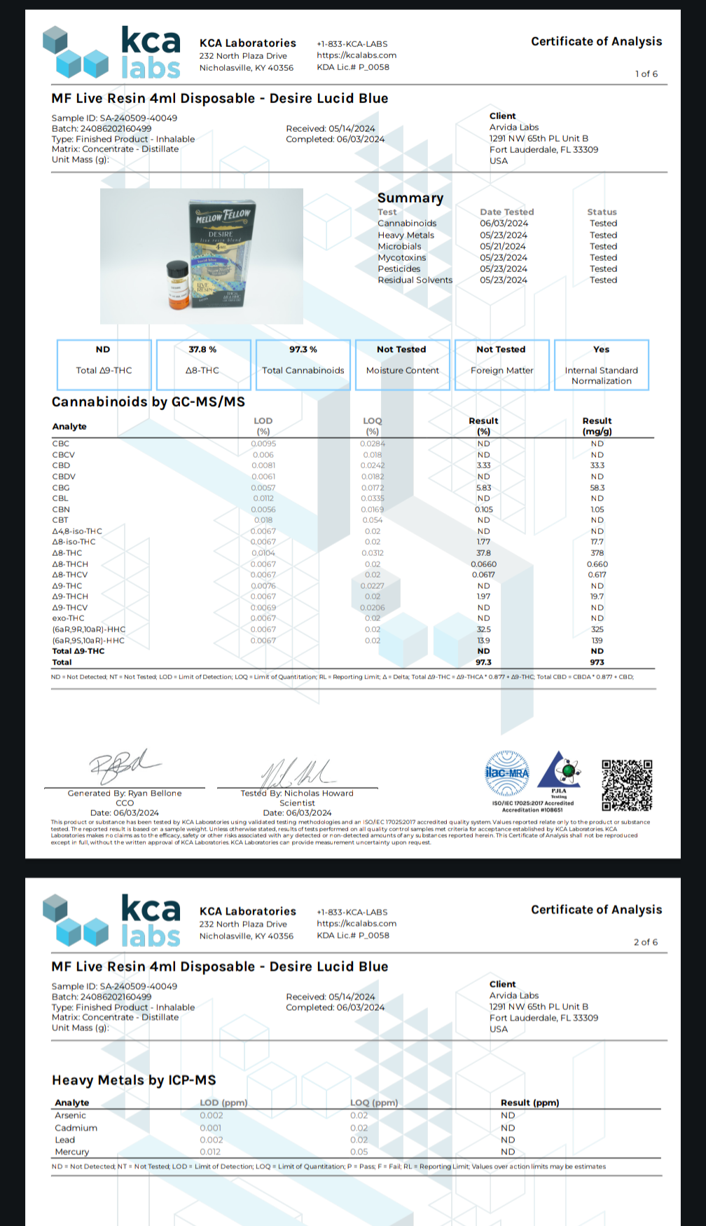 Mellow Fellow Live Resin Blend Disposable(s) [4g]