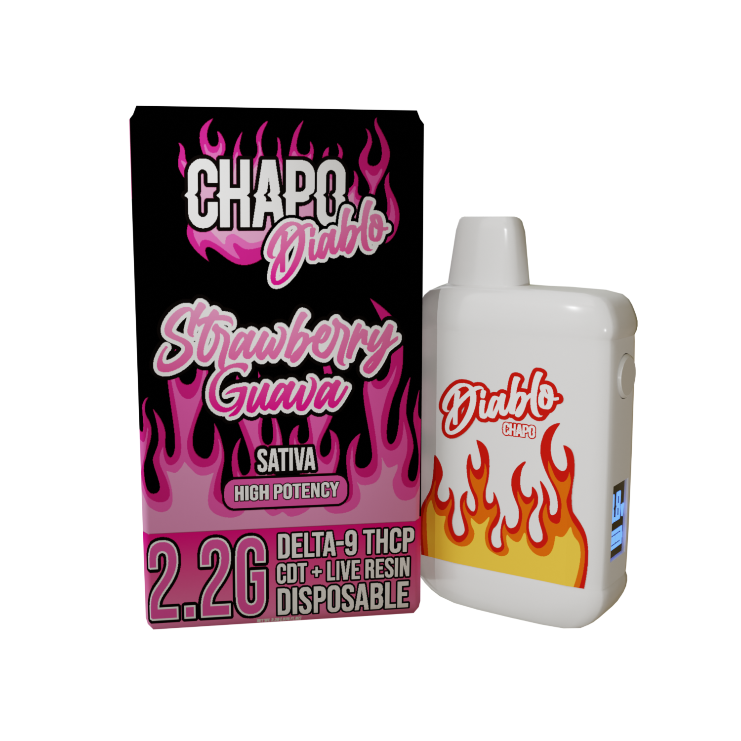 Chapo Diablo Disposable(s) D9+THC-P+HHC [2.2g]