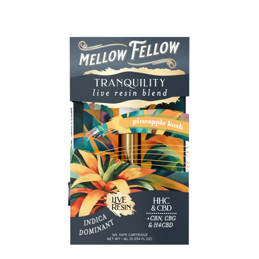 Mellow Fellow Live Resin Cartridge(s) Delta 8, HHC, THCp, THCv [1g]