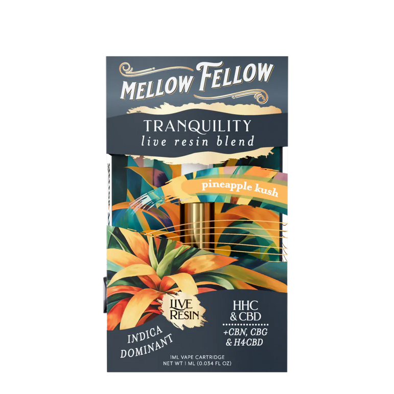Mellow Fellow Live Resin Cartridge(s) Delta 8, HHC, THCp, THCv [1g]