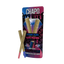 Chapo Blood Diamonds THCA pre-roll pack with two glittering gold-toned cones and a vivid blue and magenta diamond design