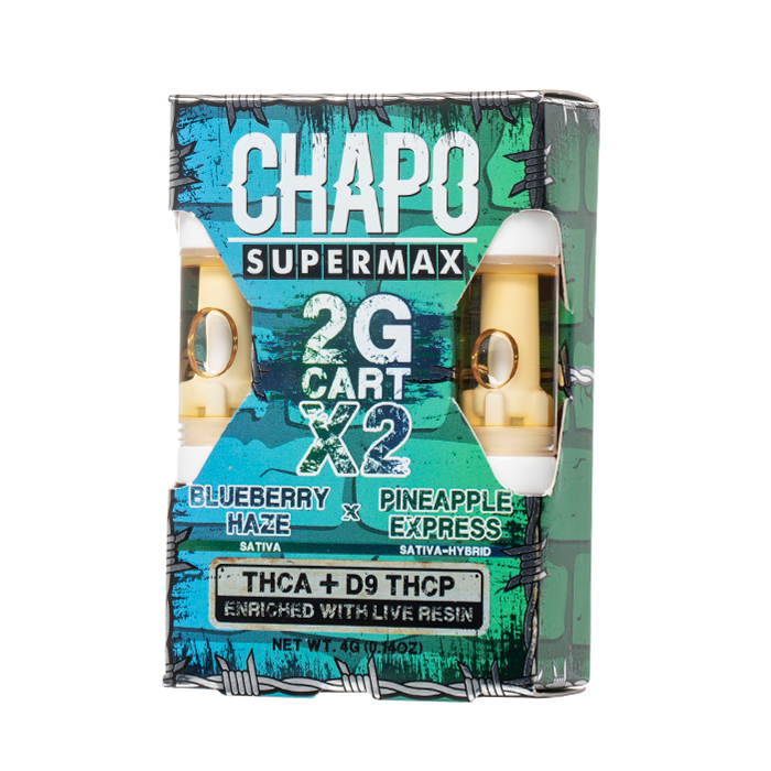 Chapo Supermax Cartridge(s) THCA+D9P+D8 [4g/2ct]