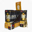 Flyte Pre-rolls Live Resin Infused Wedding Cake pack with black and gold bird graphics, two pre-rolls and display carton