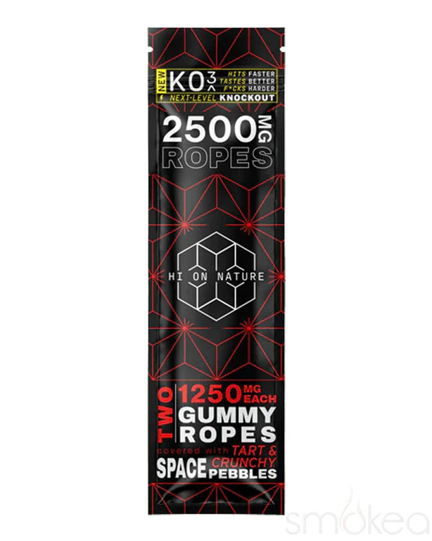 Hi On Nature KO3 Knockout Gummy Ropes [2500mg/2ct]