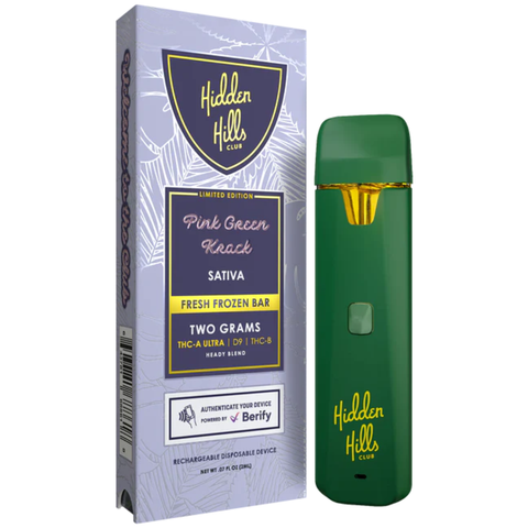 Hidden Hills Fresh Frozen Bar THCA Ultra+D9+THCB Disposable(s) [2g]
