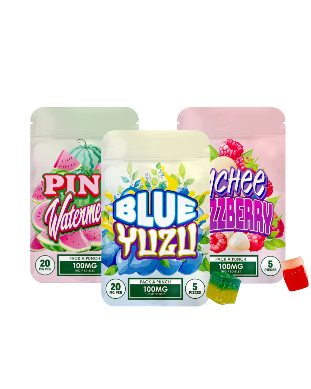 Hidden Hills Pack a Punch THCP Gummie(s) [100mg/5ct]