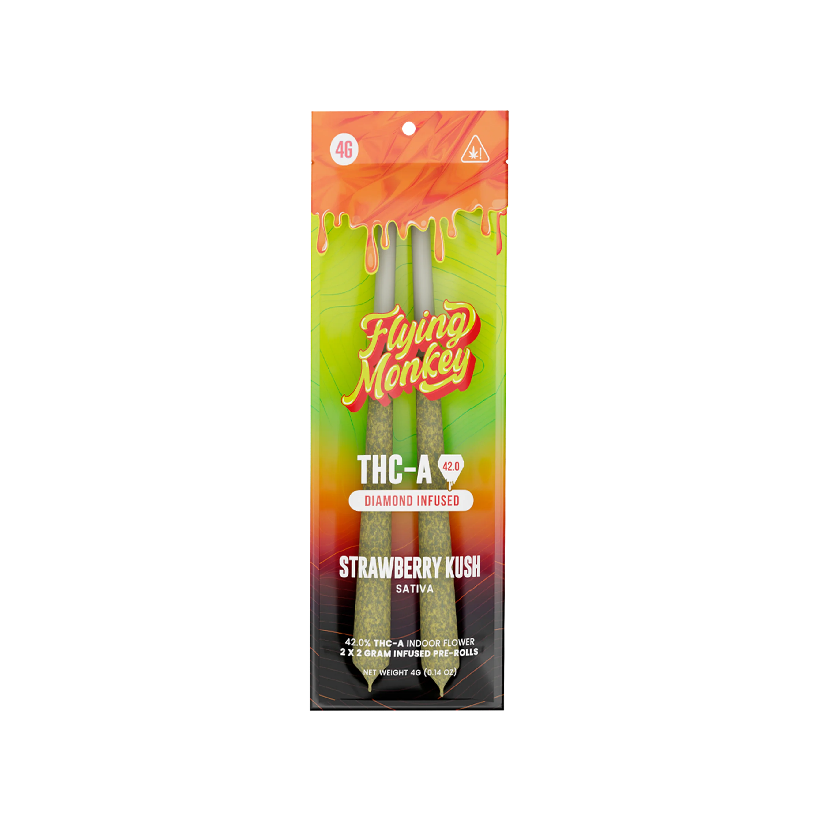 Flying Monkey Diamond Infused Pre-Rolls (THCa) [4g/2ct]