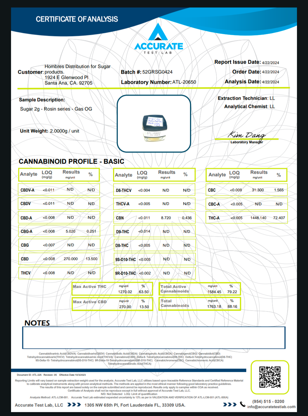 Sugar Live Rosin Dabs (THCa) [2g]