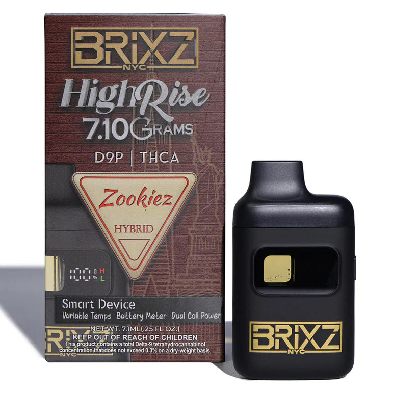 Dazed Brixz HighRise Disposable(s) D9P+THCA [7g]